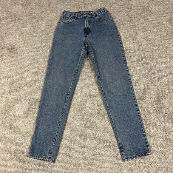 Levi's Jeans Womens 6 Long Misses 550 Vintage Denim Relaxed Fit Tapered Leg - Picture 1 of 8